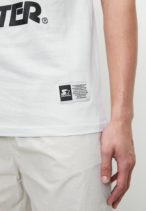 Starter - Starter Bold Logo Tee - White/Black