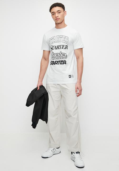 Starter - Starter Bold Logo Tee - White/Black