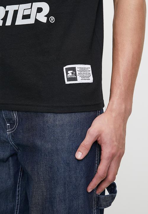 Starter - Starter Bold Logo Tee - Black/Grey