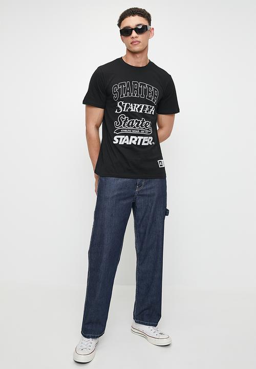 Starter - Starter Bold Logo Tee - Black/Grey