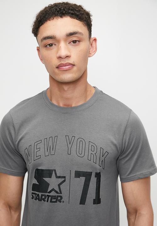 Starter - Starter NY Tee 2 - Grey/Black