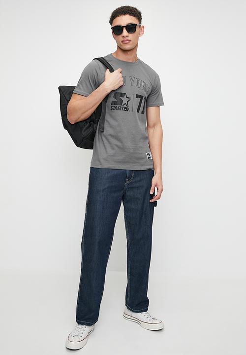 Starter - Starter NY Tee 2 - Grey/Black