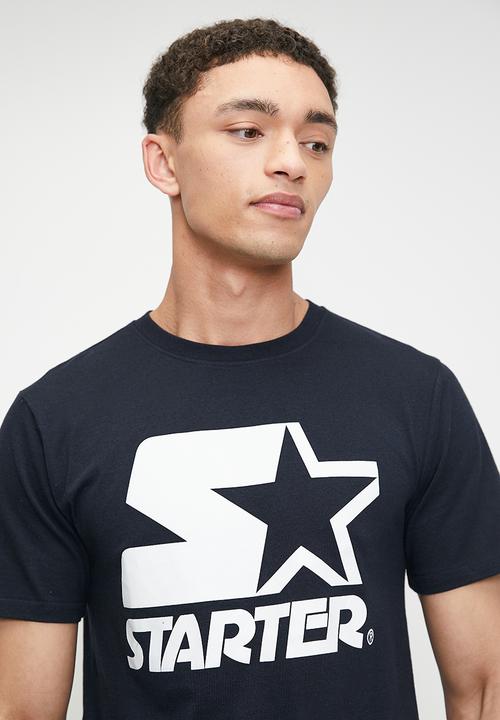Starter - Starter Core Logo Tee - Navy/White