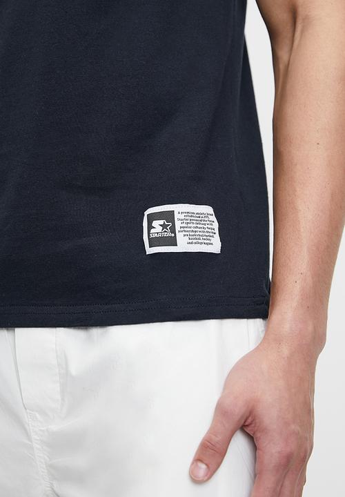 Starter - Starter Core Logo Tee - Navy/White