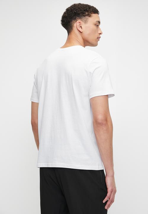Starter - Starter Round Neck Core Logo Tee - White & Black