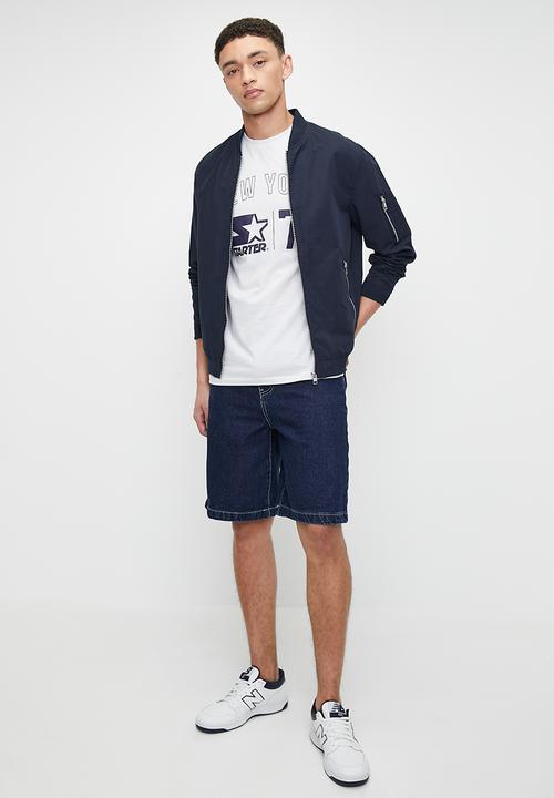 Starter - Starter NY Tee 2 - White & Navy