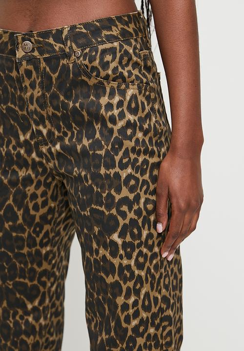 Me&B - Straight Leg Jeans In Animal - Animal