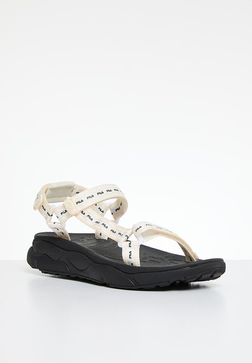 FILA - Twig sandal - gardenia/black/white