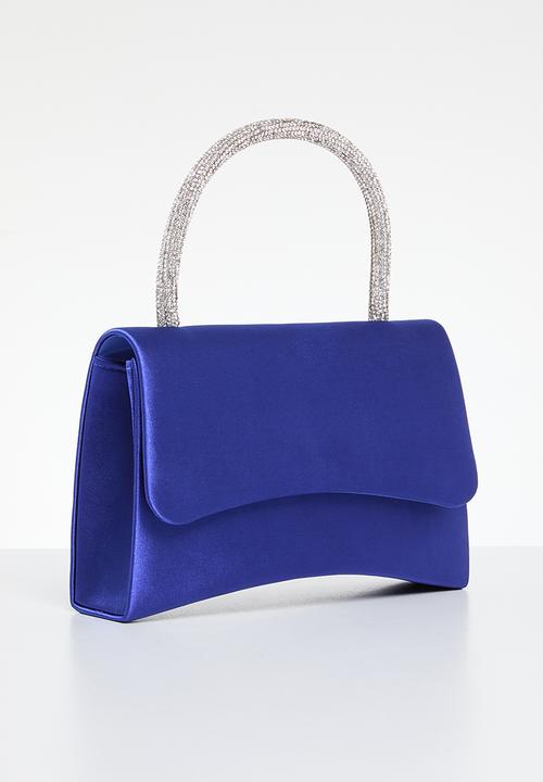 MILLA - Velvet Blue Bliss clutch bag - blue