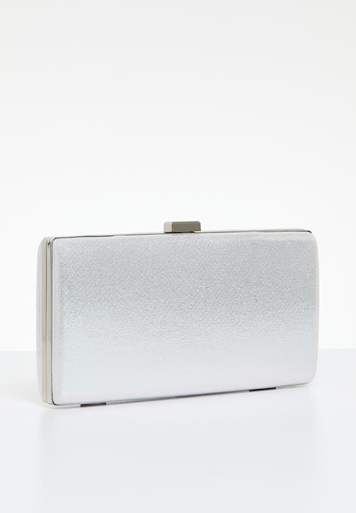 MILLA - Keira clutch bag - silver
