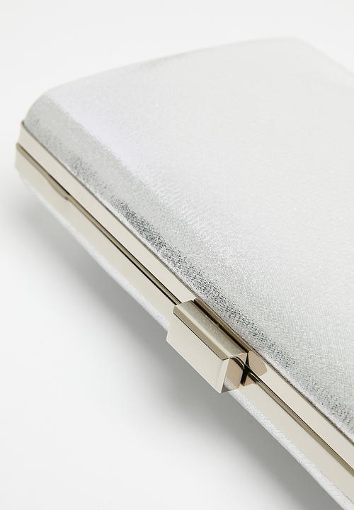 MILLA - Keira clutch bag - silver