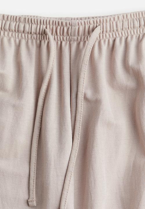 H&M - Wide pull-on trousers - beige