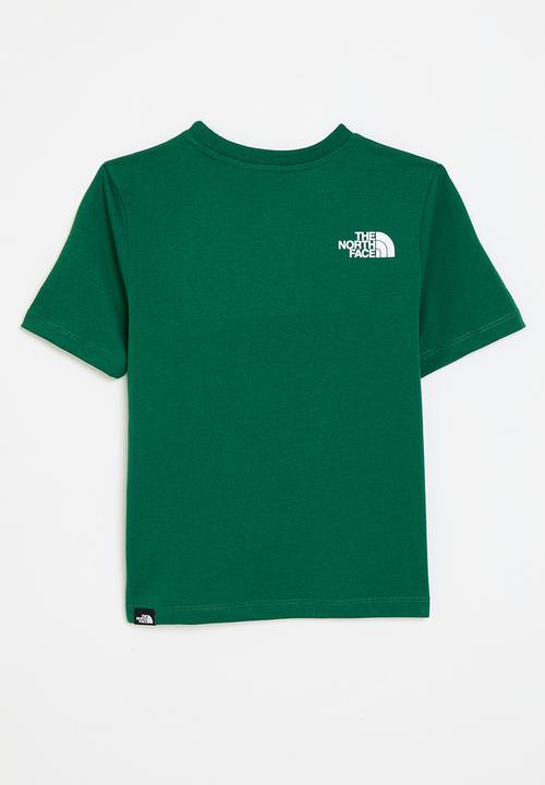 The North Face - Teen short sleeve simple dome tee - evergreen
