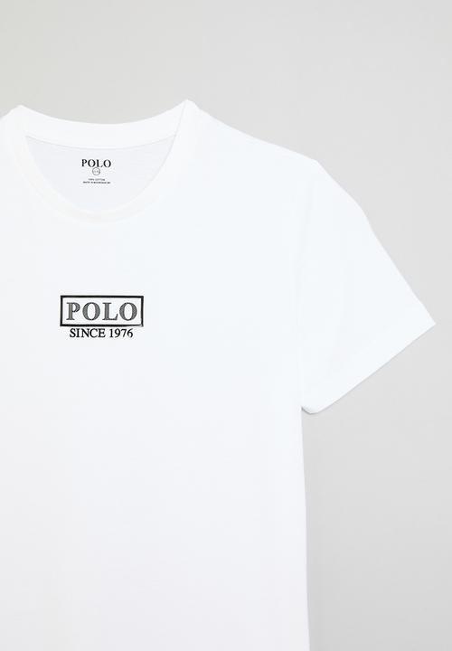 POLO - Boys gary printed ss tee - white