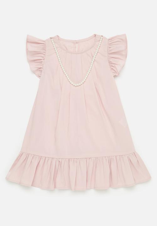 Pop Candy - Frilled sleeve dress - pink