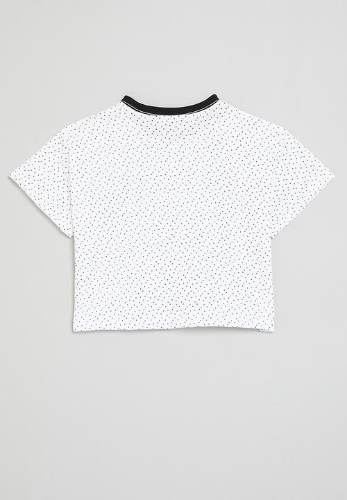 Pop Candy - Polka dot tee - white