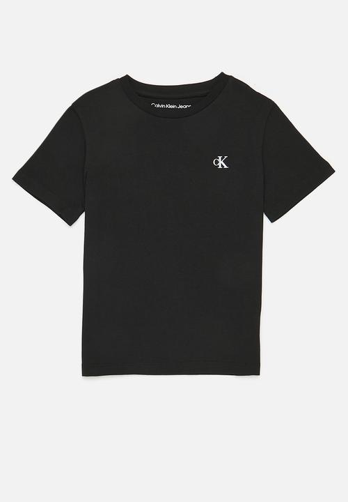 Calvin Klein - Ckjk 2-Pack monogram top kids - papyrus & ck black