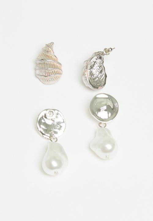 Superbalist - Macy earring pack - silver