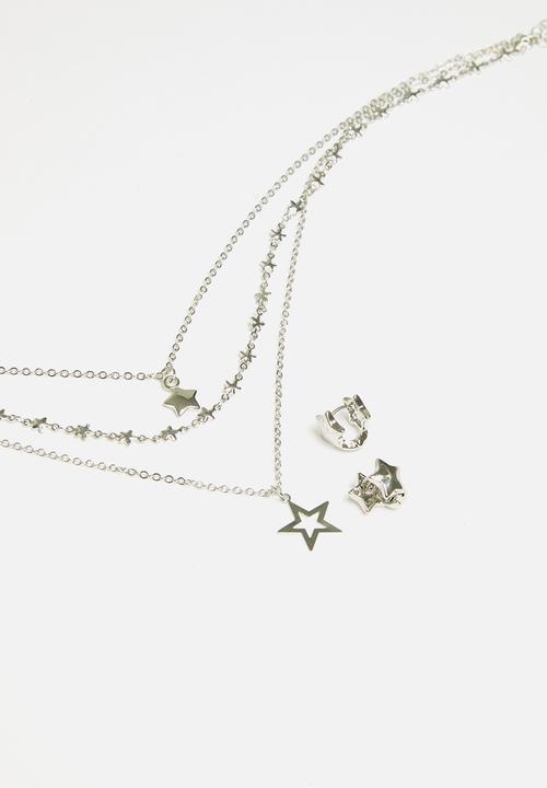 Superbalist - Star charmed set - silver