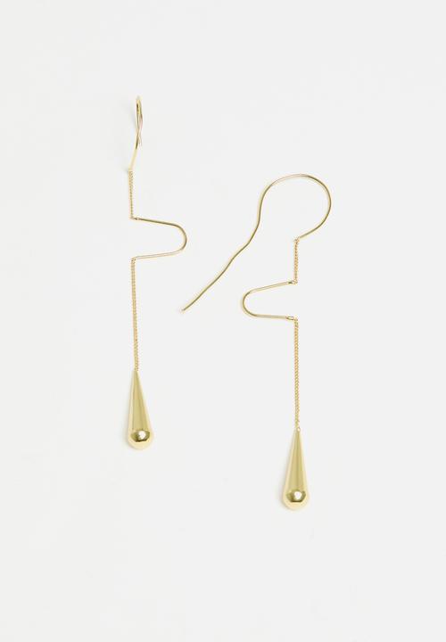 Superbalist - Luna teardrop earrings - gold