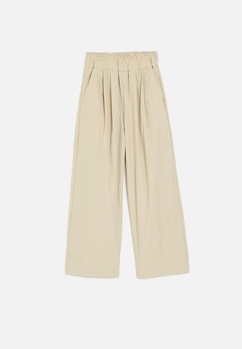 Pop Candy - Cropped lounge pants - stone