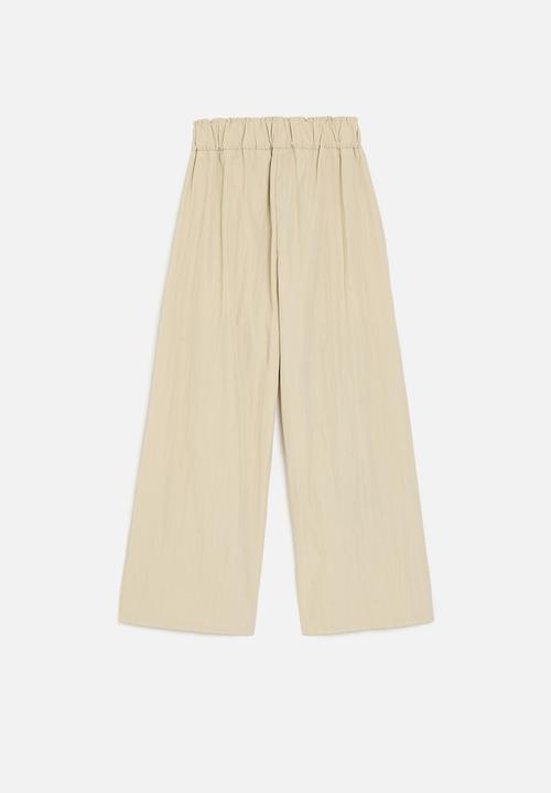 Pop Candy - Cropped lounge pants - stone