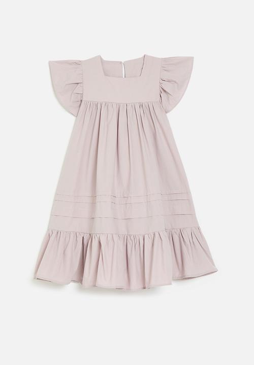 Pop Candy - Frilled sleeve dress - grey