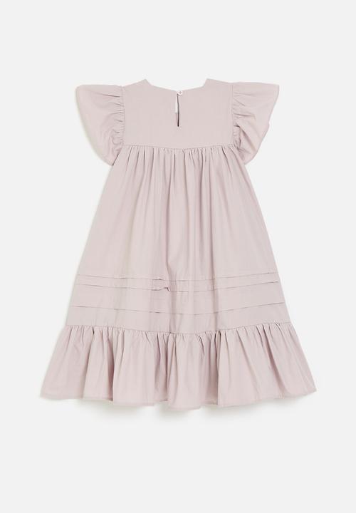 Pop Candy - Frilled sleeve dress - grey