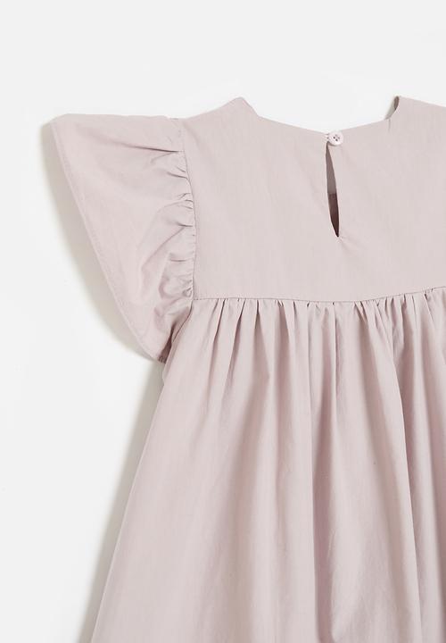 Pop Candy - Frilled sleeve dress - grey