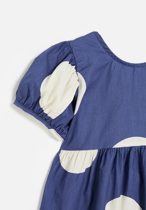 Pop Candy - Polka dot dress-blue & white