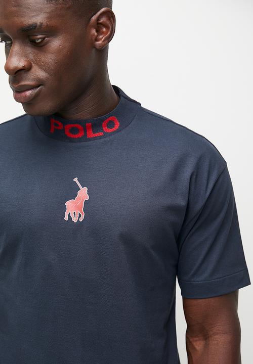 POLO - Jack Sport High Collar Short Sleeve Tee - Navy