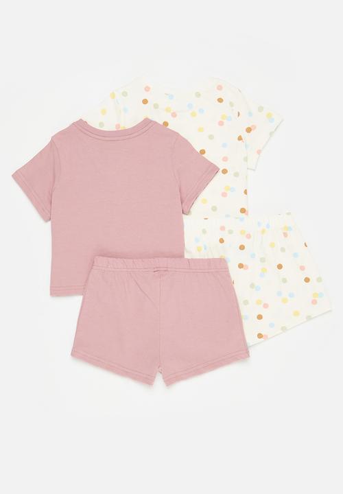 Pop Candy - 2 Pack pj set -  pink