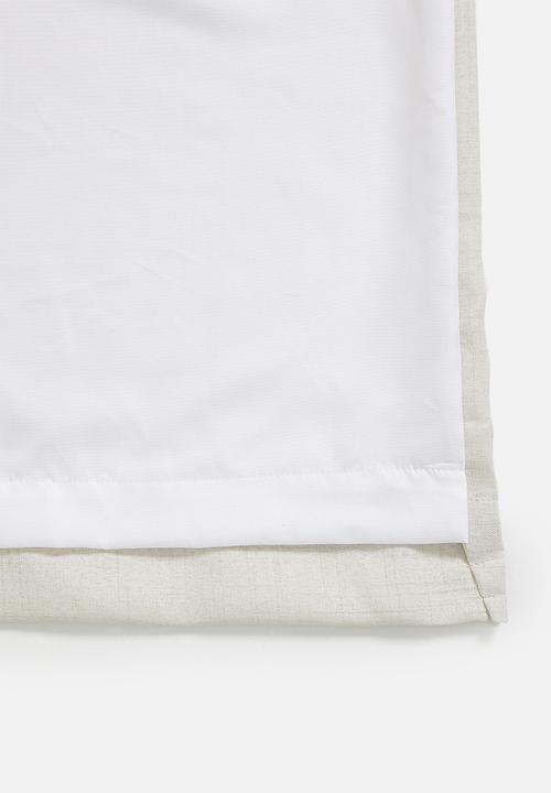 Sixth Floor - Capri Texture Eyelet Curtain - Natural