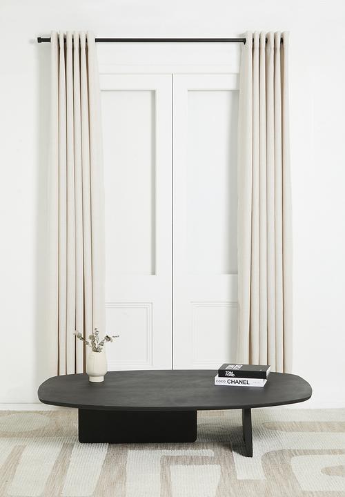 Sixth Floor - Capri Texture Eyelet Curtain - Natural