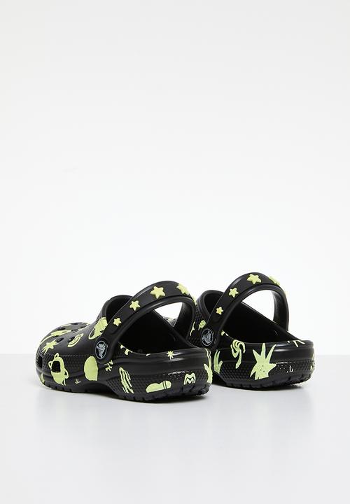 Crocs - Classic Glow Space Clog T - Black