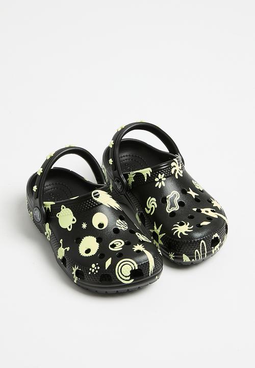 Crocs - Classic Glow Space Clog T - Black