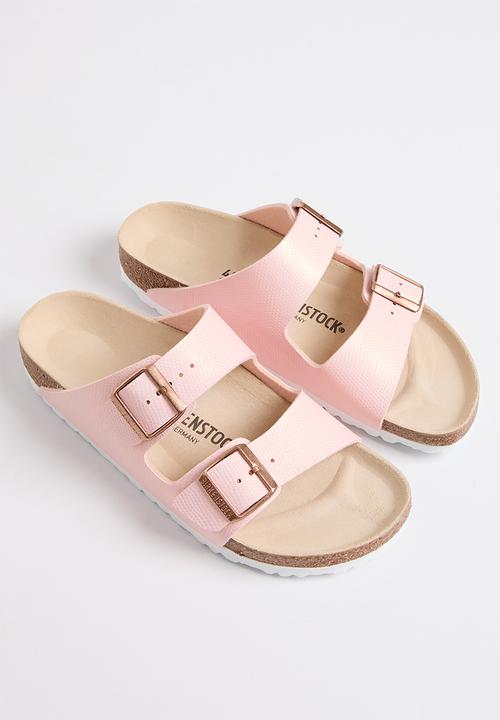 Birkenstock - Arizona shiny lizard narrow - light rose