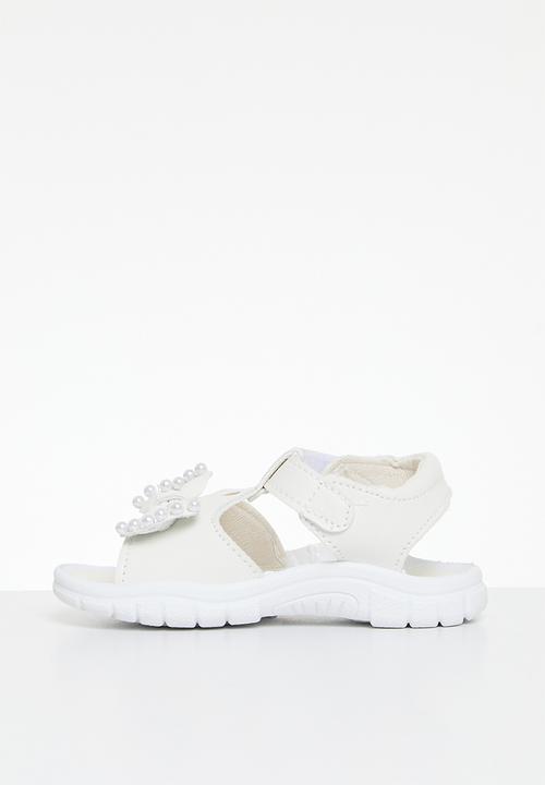Pierre Cardin - Ella Infants Girls Open Sandal - White