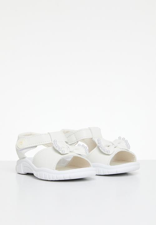 Pierre Cardin - Ella Infants Girls Open Sandal - White