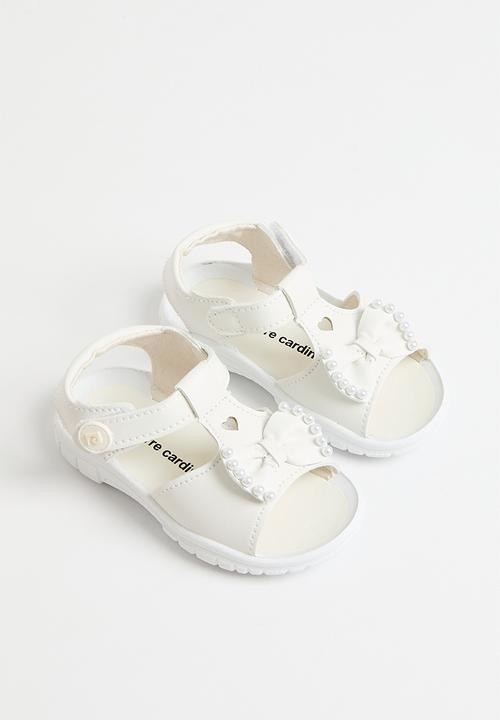 Pierre Cardin - Ella Infants Girls Open Sandal - White