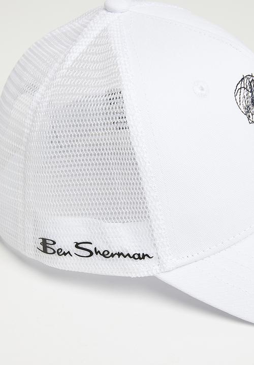 Ben Sherman - Happy bear trucker - white
