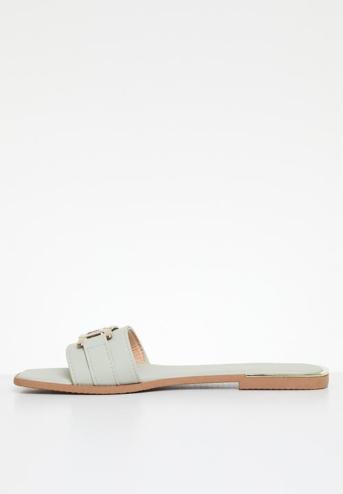 Oxford Street - Classic Slide - sage & gold