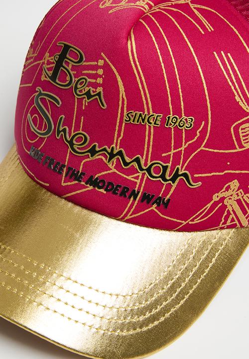 Ben Sherman - Ben Sherman Foil Trucker - Red/Gold
