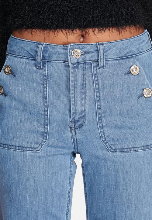 ONLY - Lea Highwaisted Denim Flared Jeans