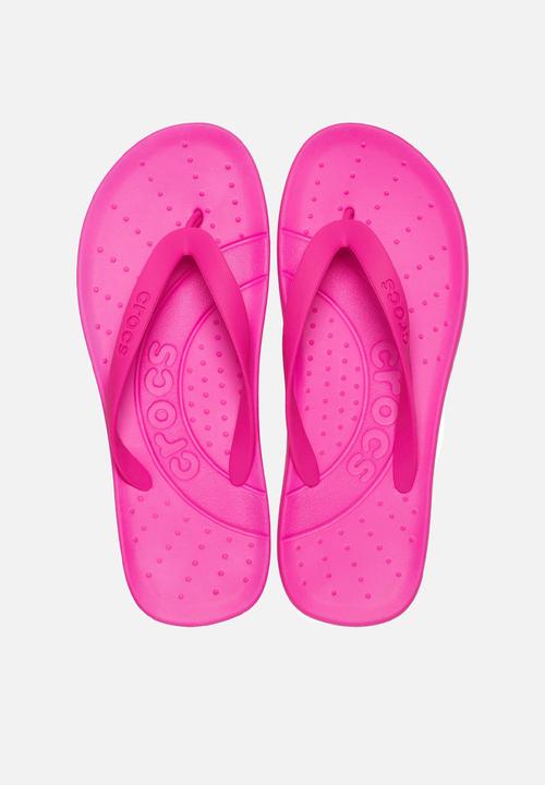 Crocs - Crocs flip - pink crush