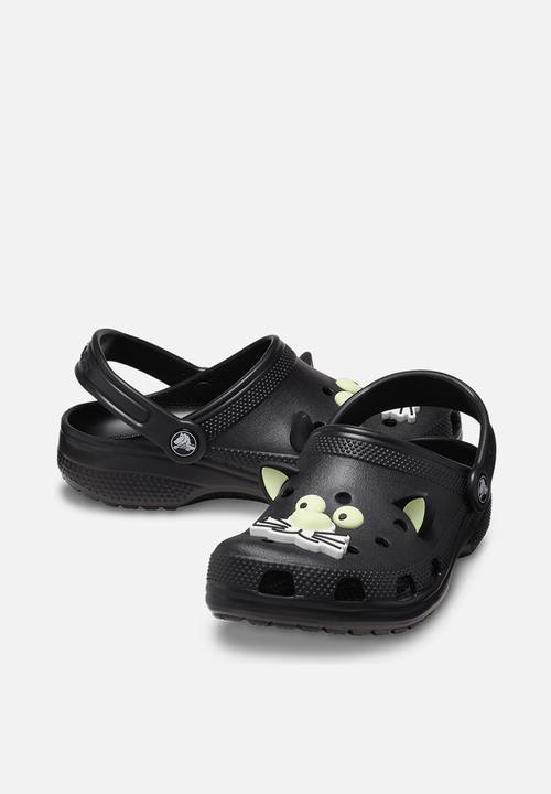 Crocs - Classic Glow Black Cat Clog T - Black
