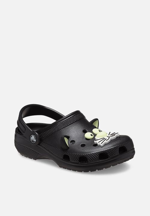 Crocs - Classic Glow Black Cat Clog T - Black