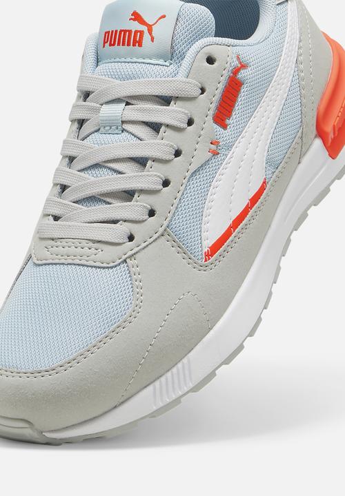PUMA - Graviton Jr - Frosted Dew-Puma White-Cool Light Gray-Flame Flicker
