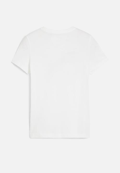 PUMA - Ess+ Graphic Tropicat Tee G - Puma White