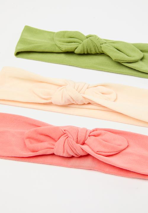 Pop Candy - 3 Pack bowknot headbands - multi